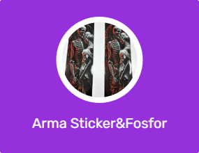 Arma Sticker&Fosfor Şeritler