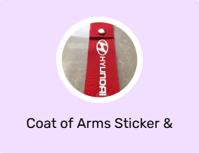 Coat of Arms Sticker & Phosphor Strip