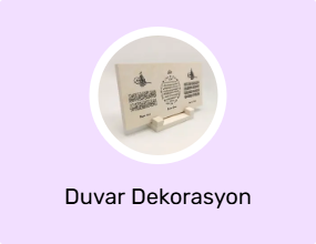 Duvar Dekorasyon Ürünü