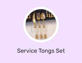 Service Tongs Set