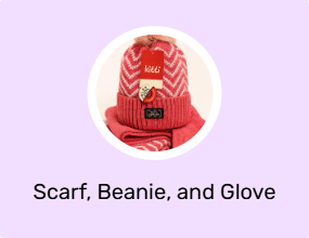 Scarf, Beanie, and Glove Sets