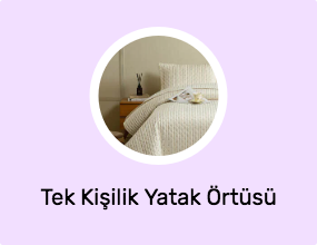 Tek Kişilik Yatak Örtüsü