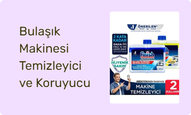 Bulaşık Makinesi Temizleyici ve Koruyucu
