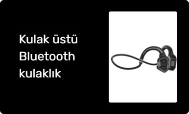 Kulak üstü Bluetooth kulaklık