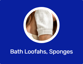 Bath Loofahs, Sponges & Poufs
