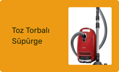 Toz Torbalı Süpürge