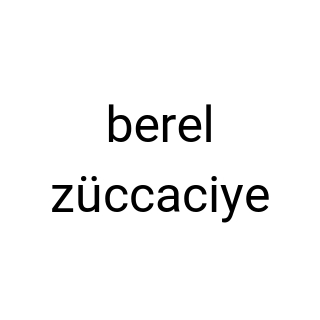 berel züccaciye