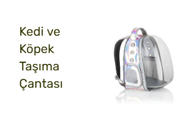 Kedi ve Köpek Taşıma Çantası