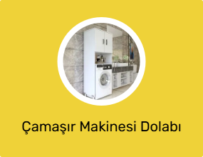 Çamaşır Makinesi Dolabı