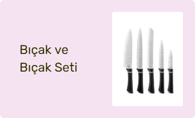 Bıçak ve Bıçak Seti