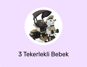 3 Tekerlekli Bebek Bisikleti