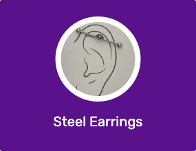 Steel Earrings