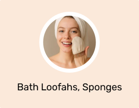 Bath Loofahs, Sponges & Poufs