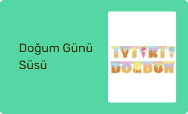 Doğum Günü Süsü