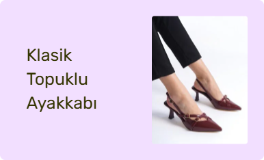 Klasik Topuklu Ayakkabı