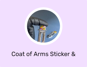 Coat of Arms Sticker & Phosphor Strip