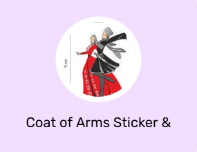 Coat of Arms Sticker & Phosphor Strip