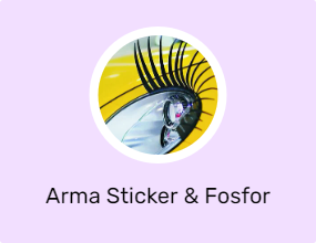 Arma Sticker & Fosfor Şerit