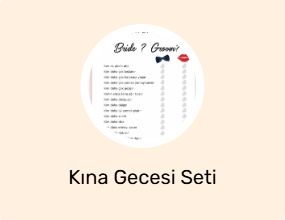 Kına Gecesi Seti