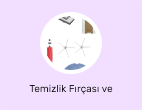 Temizlik Fırçası ve Süpürge