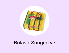 Bulaşık Süngeri ve Fırçası