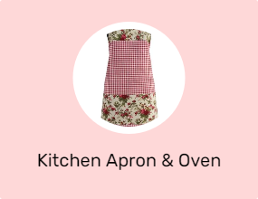 Kitchen Apron & Oven Mitts