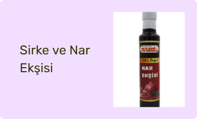 Sirke ve Nar Ekşisi