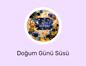 Doğum Günü Süsü