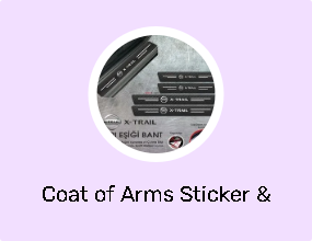 Coat of Arms Sticker & Phosphor Strip
