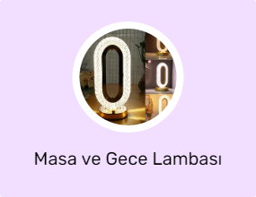 Masa ve Gece Lambası