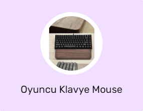Oyuncu Klavye Mouse Seti