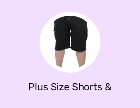 Plus Size Shorts & Bermudas