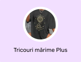 Tricouri mărime Plus