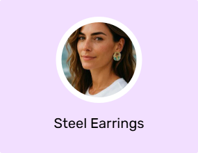 Steel Earrings