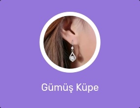 Gümüş Küpe