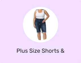 Plus Size Shorts & Bermudas
