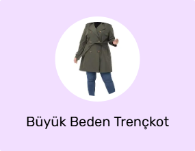 Büyük Beden Trençkot