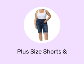 Plus Size Shorts & Bermudas