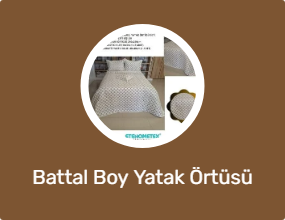 Battal Boy Yatak Örtüsü