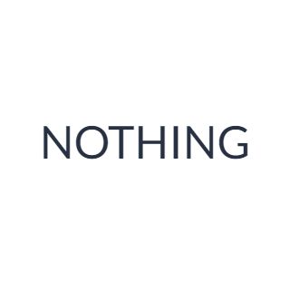 NOTHING logo