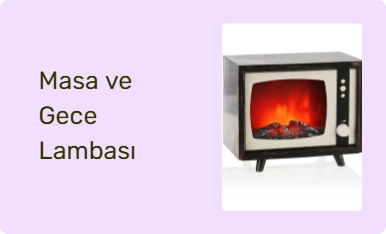 Masa ve Gece Lambası
