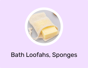 Bath Loofahs, Sponges & Poufs