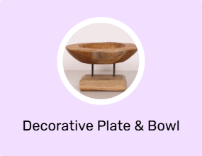 Decorative Plate & Bowl