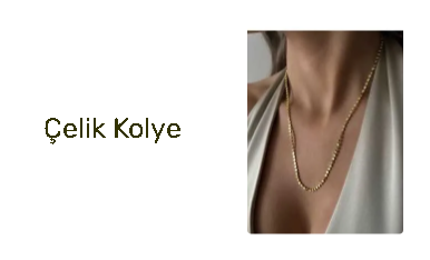 Çelik Kolye