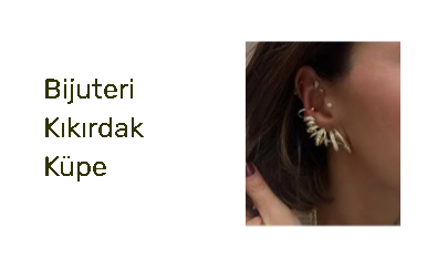 Bijuteri Kıkırdak Küpe