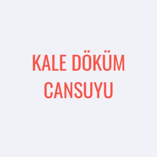 KALE DÖKÜM CANSUYU logo