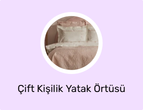 Çift Kişilik Yatak Örtüsü
