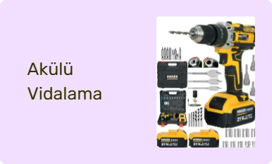 Akülü Vidalama
