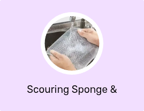 Scouring Sponge & Brush