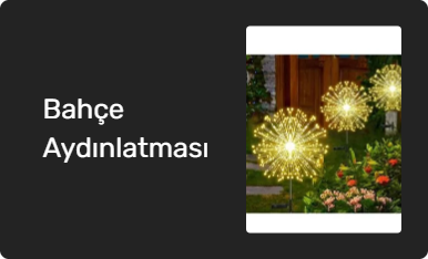 Bahçe Aydınlatması